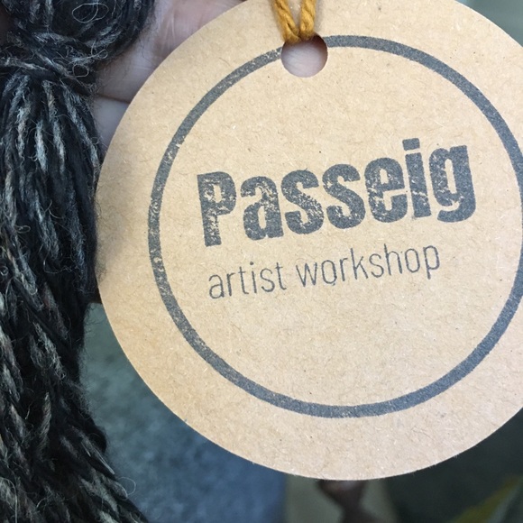 Handcrafted Diamond Shape Dark Wood Bead Tassel Farmhouse Bohemian Style Garland - Picture 15 of 16